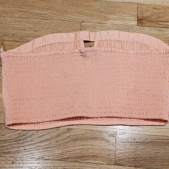 NWOT J. Crew Summer Low cut Peach Top. Cotton 100% . Size S. - Picture 2 of 7